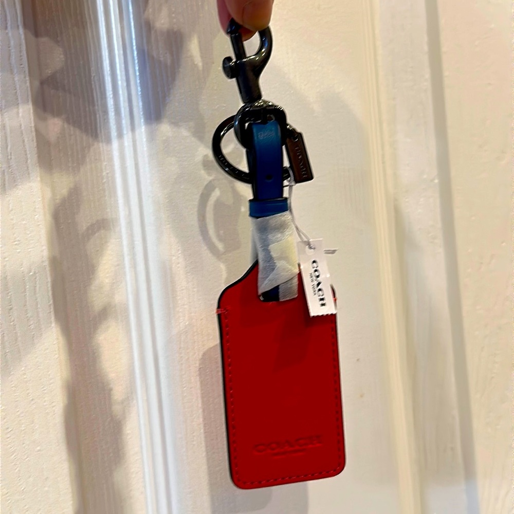 NEW Coaxh Luggage Tag Color Bock Unisex - Picture 3 of 14